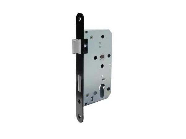 Thân khóa lưỡi gà và chốt chết Hafele E55/72A 911.25.100 - Màu đen